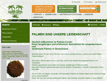 Tablet Screenshot of garten-palme.de